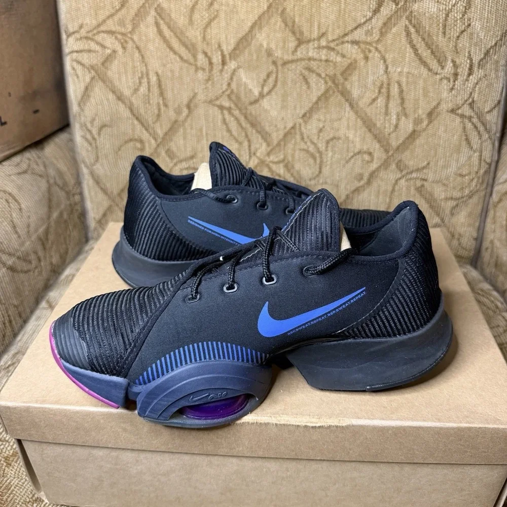 Nike Womens Air Zoom Superrep 2 Black Red Plum CU5925-010 Women's 8.5 Training